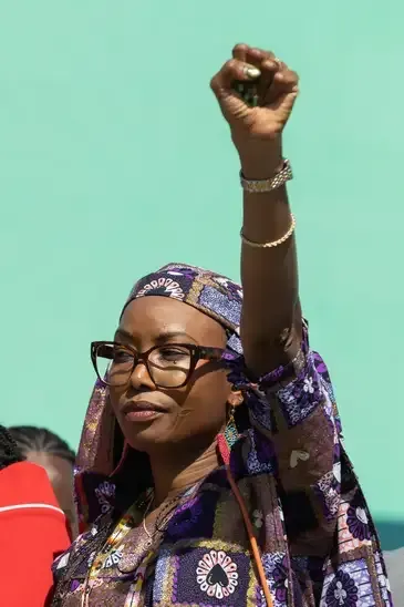 Kiara worth Indígenas cobram participação nas decisões da COP da Desertificação. ( Oumarou Ibrahim Hindou, líder da Associação das Mulheres Indígenas Peules do Chade (AFPAT). Foto: Kiara worth