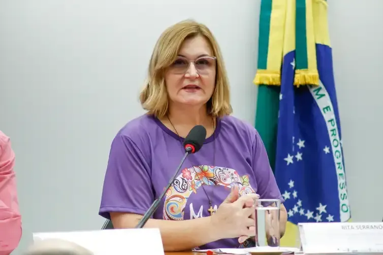 Elaine Menke/Câmara do Deputados Brasília (DF), 28/08/2018 - Rita Serrano - presidenta do Diap, durante audiência da Comissão de Trabalho, de Administração e Serviço Público (CTASP). Foto: Elaine Menke/Câmara do Deputados