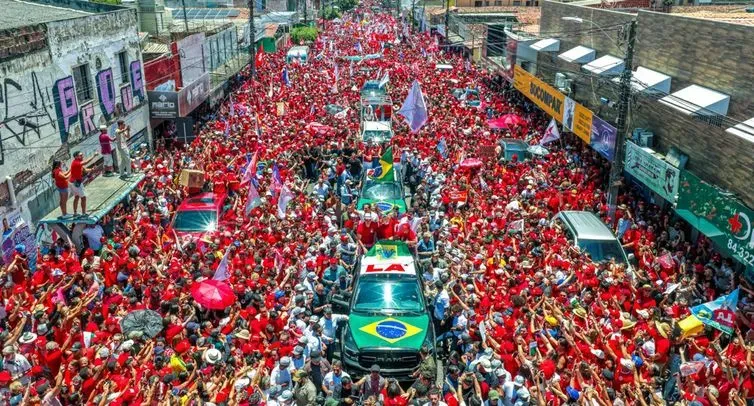 Ricardo Stuckert/Lula Oficial Natal (RN), 10/10/2026 - Presidente da República, Luiz Inácio Lula da Silva, durante ato de campanha em Natal: o evento