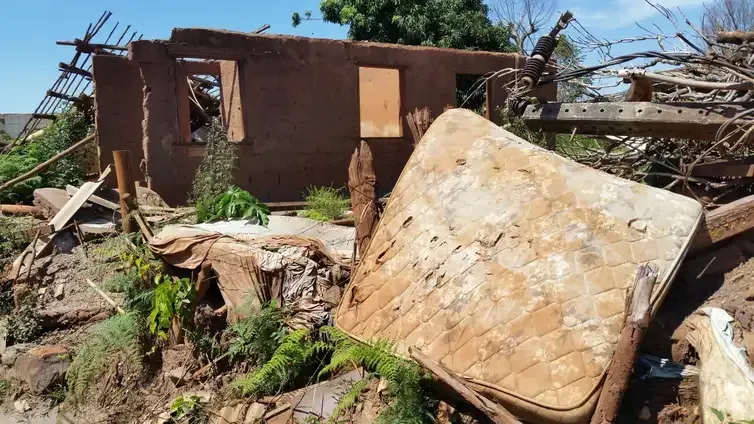Léo Rodrigues/Agência Brasil Mariana/MG - Ruínas de casas do distrito de Bento Rodrigues, que foi destruído pela lama da Barragem do Fundão (Léo Rodrigues/Agência Brasil)