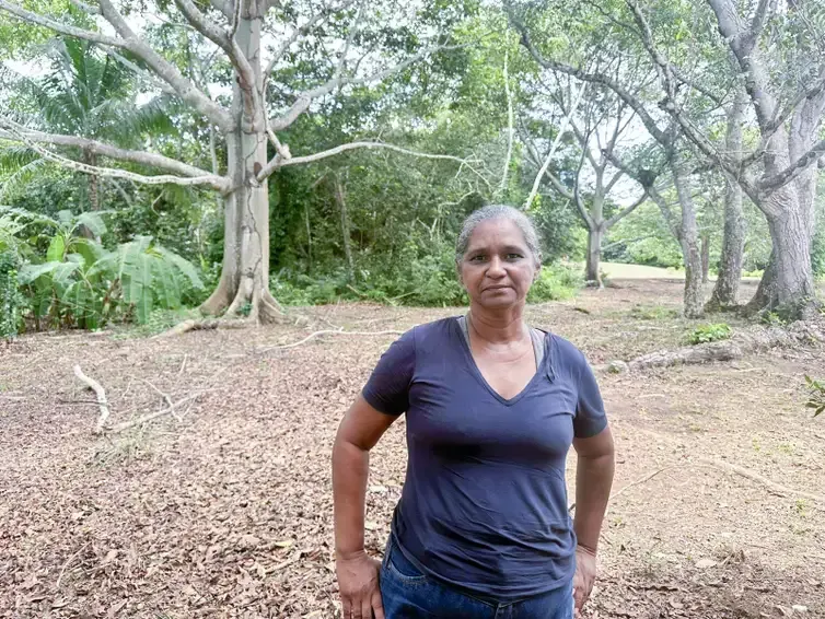 Fabíola Sinimbú /Agência Brasil Brasília (DF), 02/09/2026 – Eliane de Sena, extrativista e secretária da Agrocar, extrativista de castanha - Floresta Amazônica conservada em Caracaraí
Foto: Fabíola Sinimbú/Agência Brasil