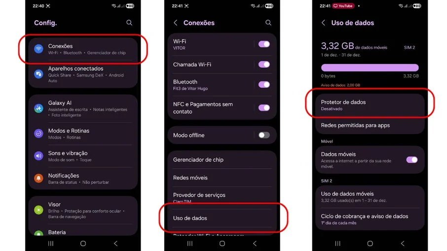Alterar permissões de uso de dados no celular ajuda a manter o WhatsApp conectado em segundo plano Alterar permissões de uso de dados no celular ajuda a manter o WhatsApp conectado em segundo plano