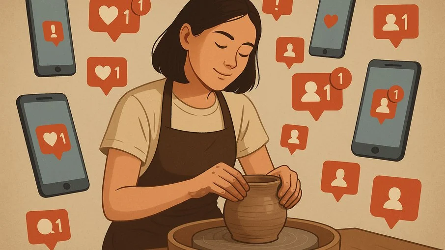 Cerâmica, Dopamina e o Desespero Digital Cerâmica, Dopamina e o Desespero Digital