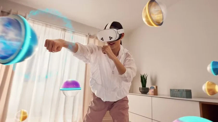 Óculos de realidade virtual do Meta dá acesso a aplicativos e jogos Óculos de realidade virtual do Meta dá acesso a aplicativos e jogos