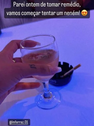print dos Stories de Andressa Urach