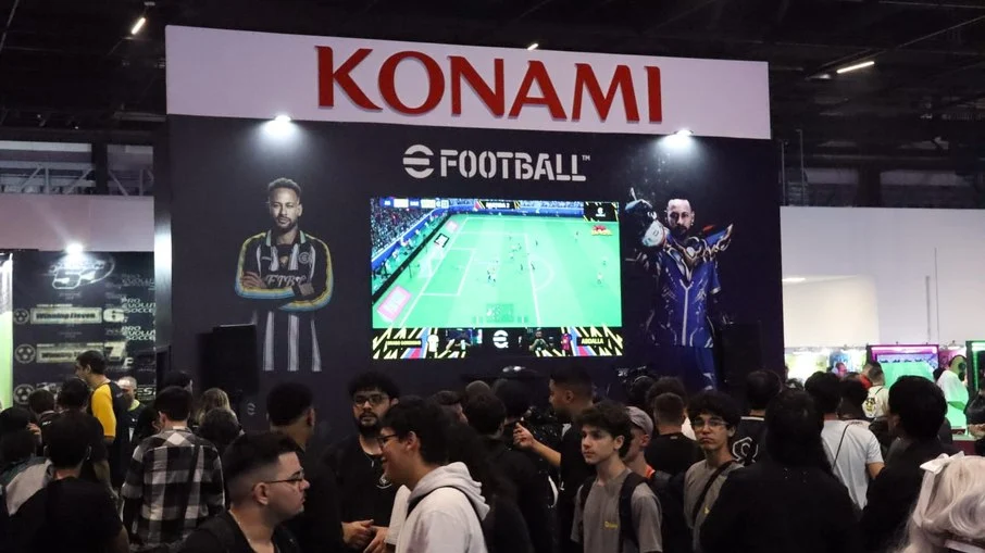 Estande da Konami Estande da Konami