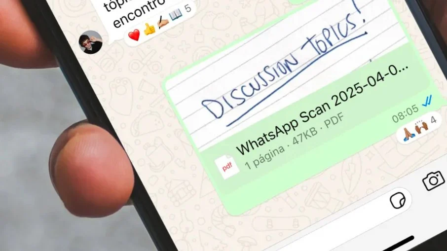 WhatsApp libera função para transformar fotos em PDF no aplicativo WhatsApp libera função para transformar fotos em PDF no aplicativo