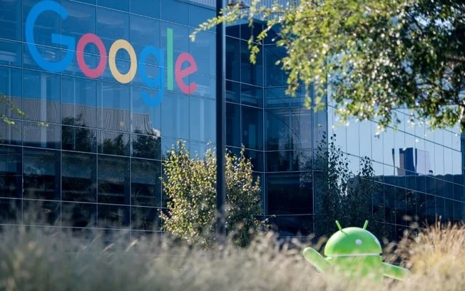 Logo da Google em Las Vegas em 5 de janeiro de 2023 Logo da Google em Las Vegas em 5 de janeiro de 2023