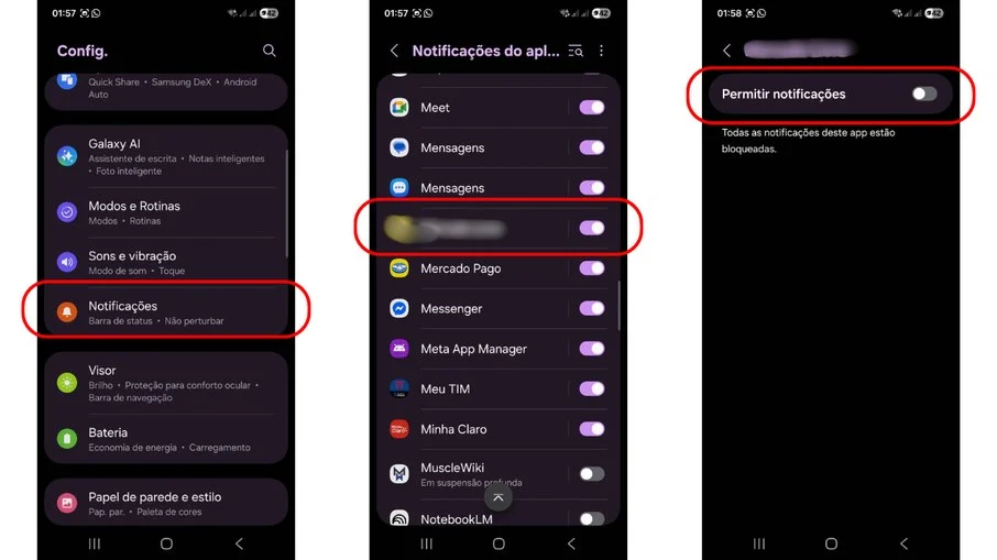 Passo a passo para bloquear notificações de aplicativos no Android Passo a passo para bloquear notificações de aplicativos no Android