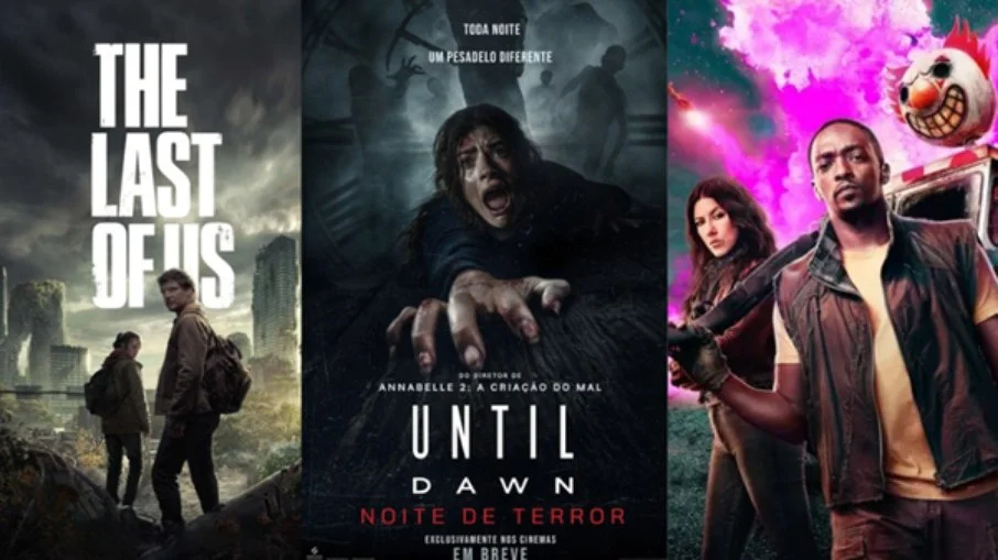 Cartazes de The Last Of Us, Until Dawn e Twisted Metal Cartazes de The Last Of Us, Until Dawn e Twisted Metal