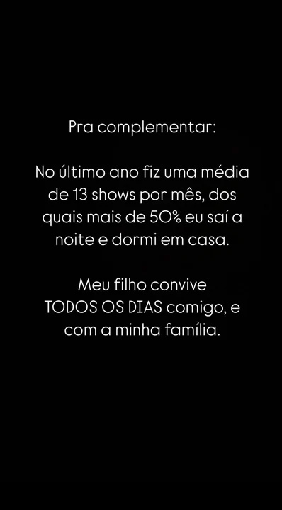 Declaração de Murilo Huff sobre o pedido de guarda unilateral. Foto: Reprodução: Instagram/@murilohuff