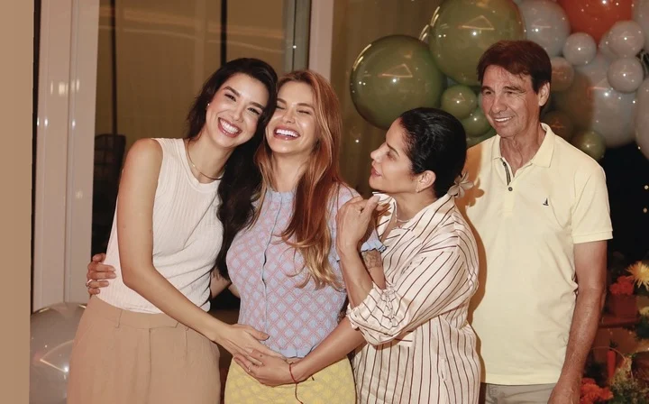 Andressa Suita com a família. Foto: Reprodução: Instagram