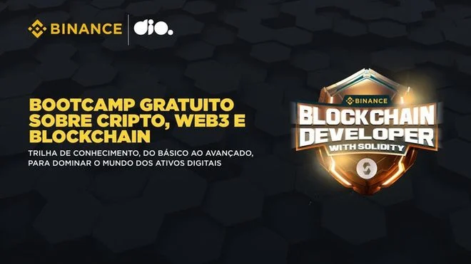 Inscrições para o curso Coding the Future Binance estão abertas até o dia 31 de julho (Imagem: Divulgação/Binance, DIO)