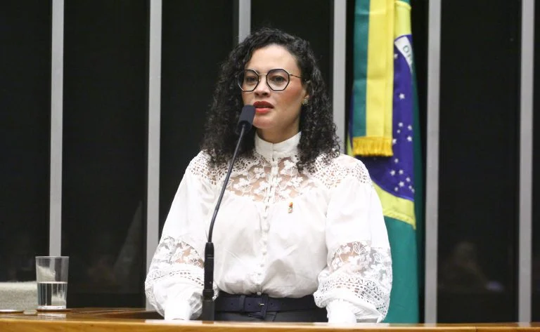 Homenagem aos 20 anos da Lei da Agricultura Familiar. Presidente da Confederação Nacional dos Trabalhadores Rurais Agricultores e Agricultoras Familiares, Vânia Marques Pinto.