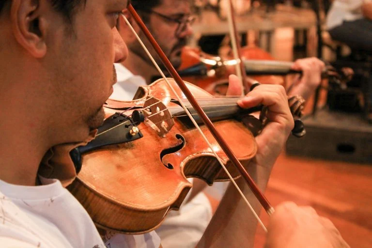 Cultura - música - orquestra sinfônica - Orquestra Sinfônica faz apresentação para alunos da rede pública