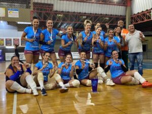 AABB conquista tricampeonato no voleibol feminino dos Jogos Abertos