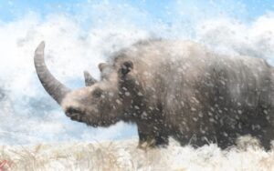 Genoma do rinoceronte-lanoso é reconstruído a partir de fóssil de fezes de hiena