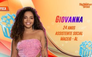 Assistente social de Maceió: conheça Giovanna, participante do BBB 24