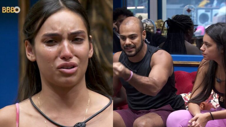BBB 24: Vanessa acusa sisters se serem atrizes e tem crise de choro