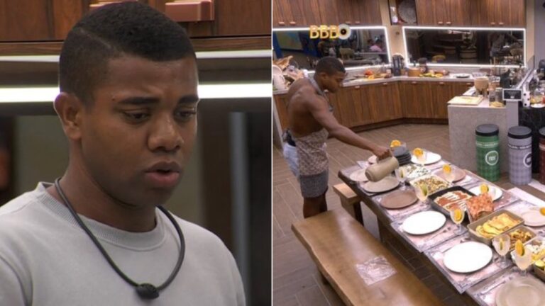 BBB 24: em meio à briga por comida, Davi revela já ter passado fome