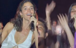 Bruna Marquezine leva tombo durante festa em Noronha e viraliza; veja