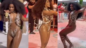 Erika Januza avalia críticas às famosas no Carnaval: 'Tem que treinar'