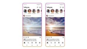 Instagram mostra diferença entre fotos capturas sem (esquerda) e com (direita) a novidade