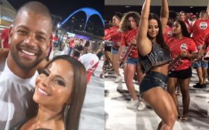 Marido reage à Viviane Araújo em ensaio de Carnaval: 'Samba abstrato'