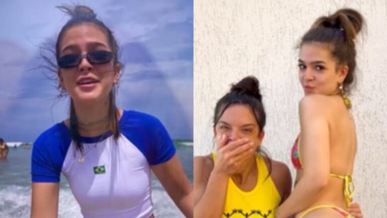 Mel Maia exibe antes e depois do corpo ao lado da personal; veja fotos