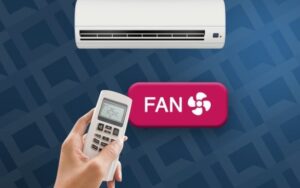 O que significa “fan” no ar-condicionado?