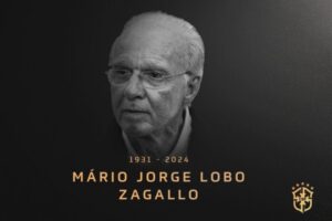 Velório de Zagallo será na sede da CBF a partir deste domingo
