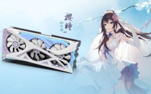 Yeston revela placas RTX 40 SUPER Sakura com visual de anime