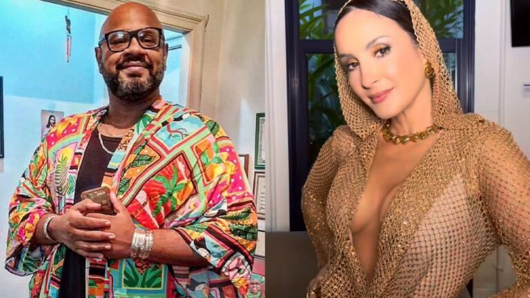 André Gabeh debocha de Claudia Leitte após polêmica: 'Pêssega ungida'