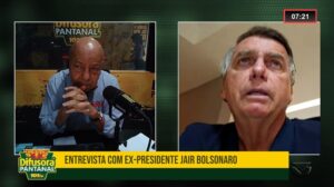 Bolsonaro fala sobre política na Capital em entrevista
