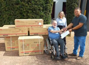Bonito recebe doação de cinco ares-condicionados da Fecomércio e SESC