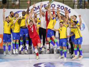 Brasil supera Argentina e conquista Copa América de futsal