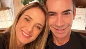 César Tralli celebra 10 anos ao lado de Ticiane: 'Eternos namorados'