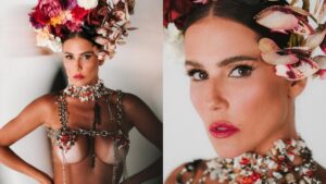 Deborah Secco encanta web com fotos de carnaval e look ousado: 'Deusa'
