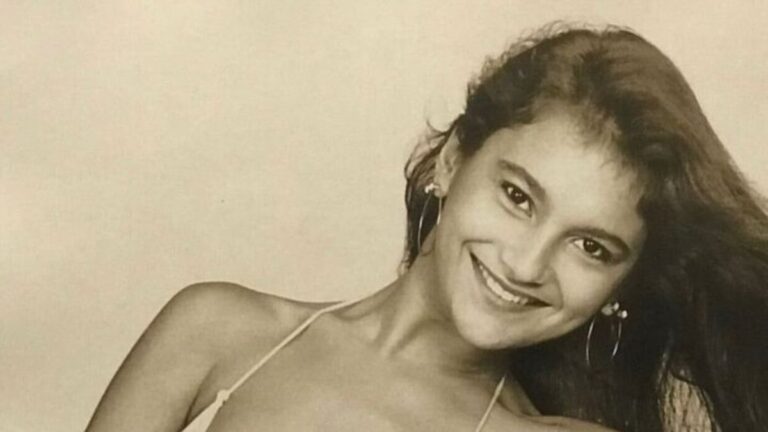 Dira Paes publica foto antiga e web reage: 'Linda desde sempre'