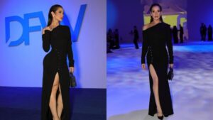 Gaby Lucianno prestigia desfiles do disputado Dubai Fashion Week