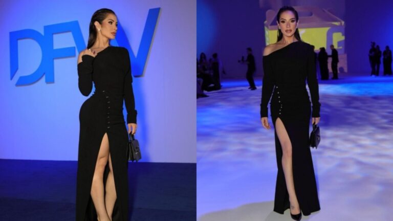 Gaby Lucianno prestigia desfiles do disputado Dubai Fashion Week