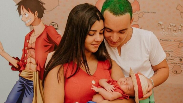 João Gomes e Ary Mirelle celebram primeiro mês do filho, Jorge