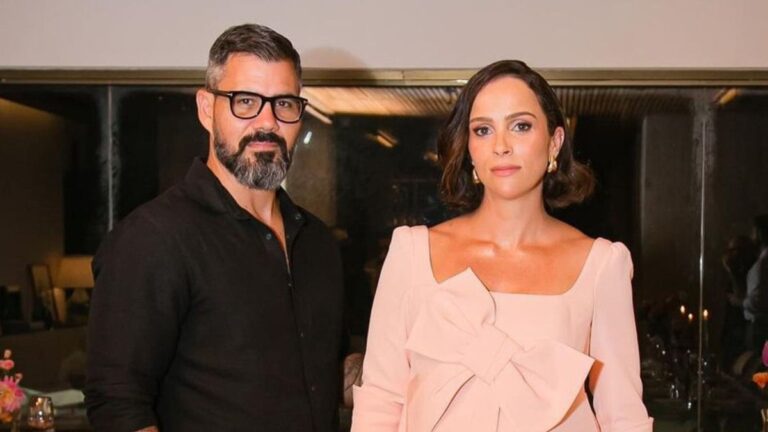 Letícia Cazarré exibe barriga da 6ª gravidez em aniversário de 40 anos