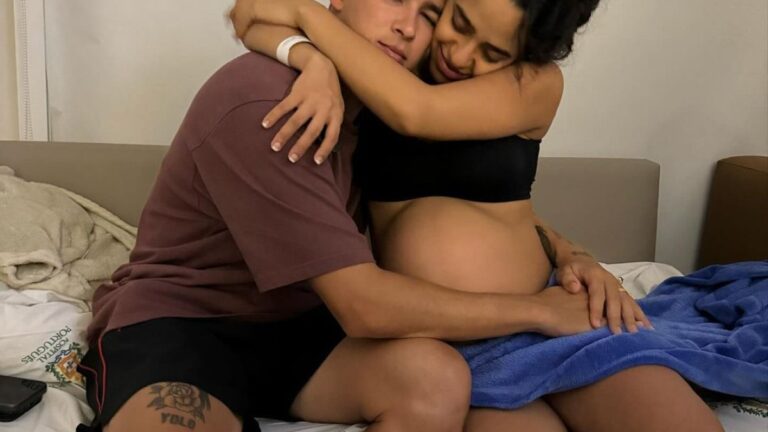 Mirella revela registros inéditos antes do parto da filha, Luna