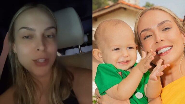 Tata Estaniecki defende filho caçula após críticas à aparência dele