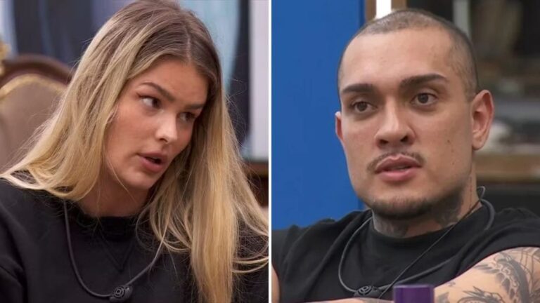 Yasmin Brunet se irrita com MC Bin Laden no BBB 24: 'A falsa sou eu?'