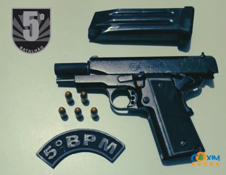 5º BPM tira de circulação 5 armas de fogo em 3 dias na região Norte