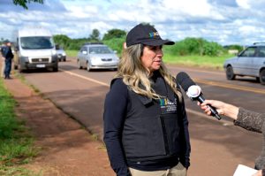 Aline traz a expertise da segurança pública para fortalecer na AGEMS a garantia do transporte legalizado   