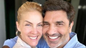 Ana Hickmann posta foto com Edu Guedes e se declara para o namorado