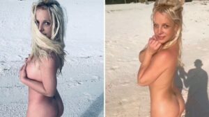 Britney Spears abre álbum de fotos completamente nua na praia